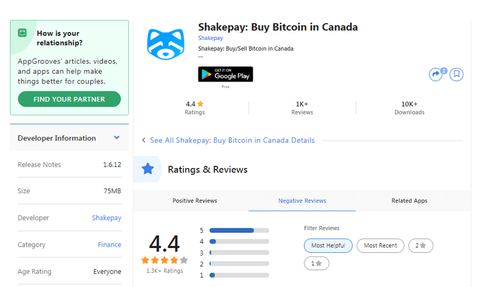 Shakepay review