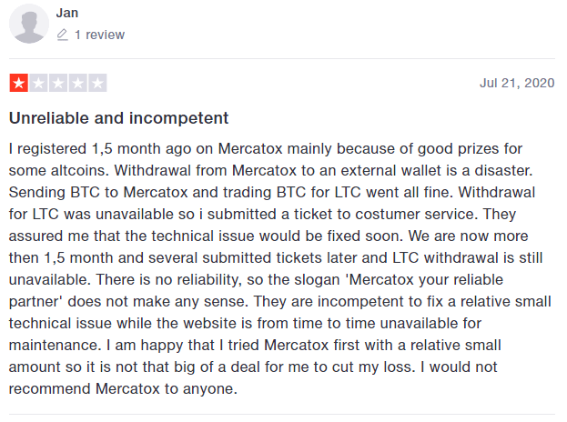 Mercatox review